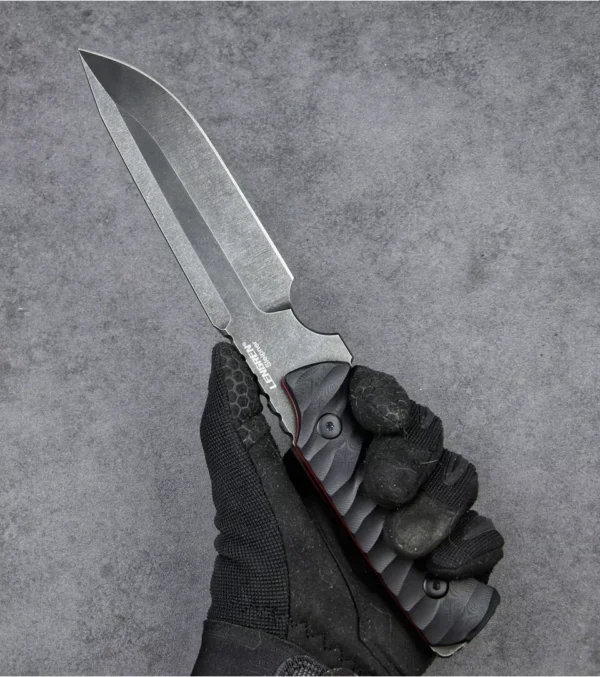 Cold Blade Ice Breaker Handmade Hunting Knife by HikingElements - Sleipner Steel.
