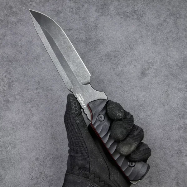 Cold Blade Ice Breaker Handmade Hunting Knife by HikingElements - Sleipner Steel.