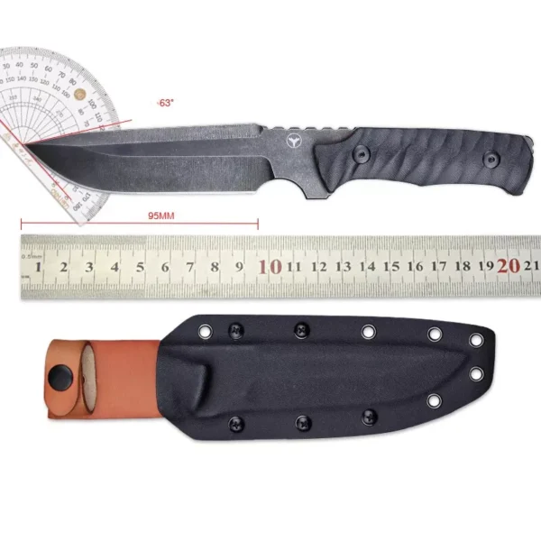 Cold Blade Ice Breaker Handmade Hunting Knife by HikingElements - Sleipner Steel.