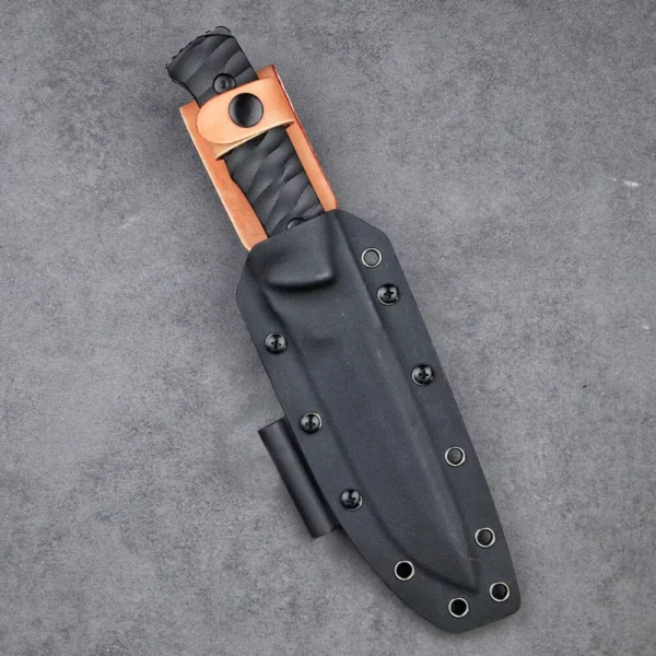 Cold Blade Ice Breaker Handmade Hunting Knife by HikingElements - Sleipner Steel.