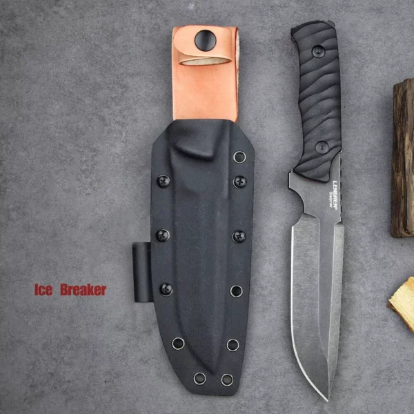 Cold Blade Ice Breaker Handmade Hunting Knife by HikingElements - Sleipner Steel.