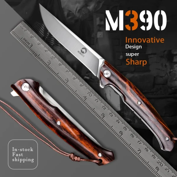 Bohler M390 Folding Pocket Knife with - HikingElements