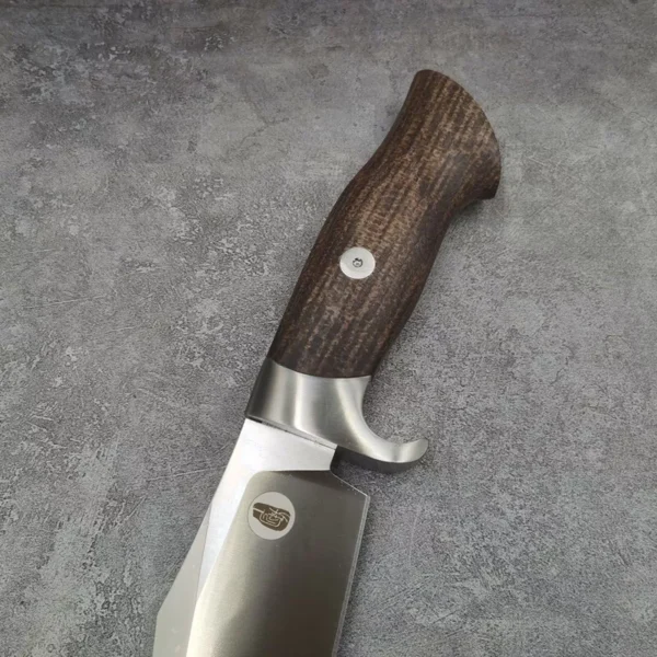 DC53 Steel Fixed Blade Tactical Knife with Linen Handle - HikingElements