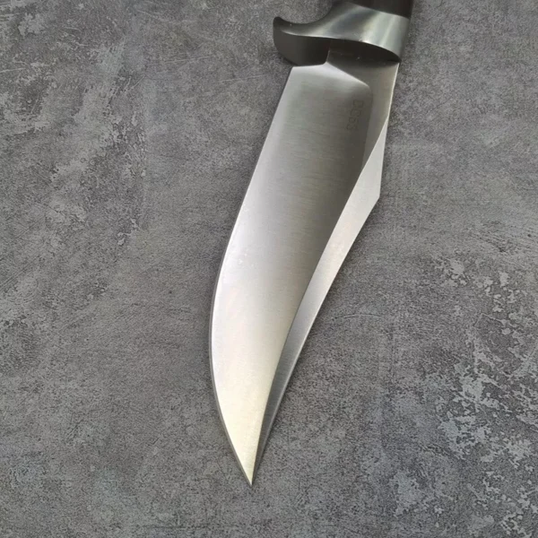 DC53 Steel Fixed Blade Tactical Knife with Linen Handle - HikingElements