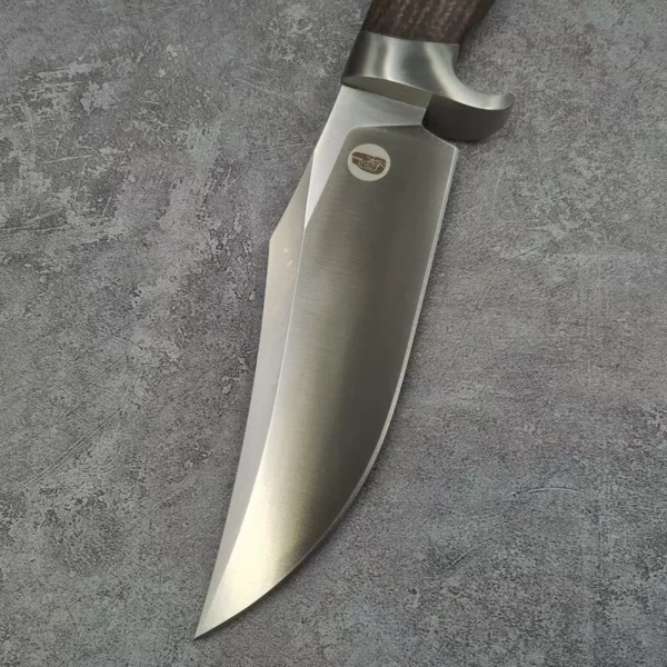 DC53 Steel Fixed Blade Tactical Knife with Linen Handle - HikingElements