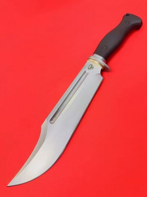 HikingElements 780 Wild Ox Tactical Knife - DC53 Steel Blade with G10 Handle and K-Sheath