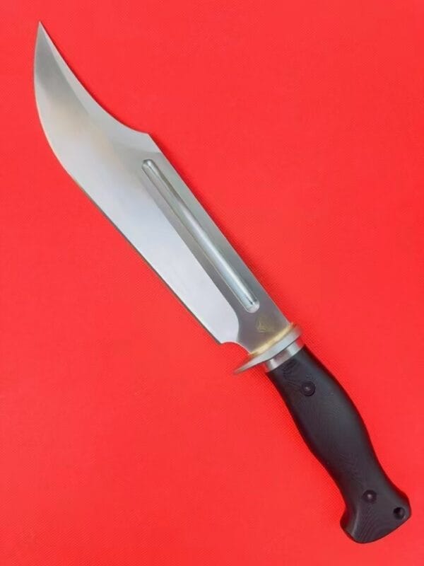HikingElements 780 Wild Ox Tactical Knife - DC53 Steel Blade with G10 Handle and K-Sheath