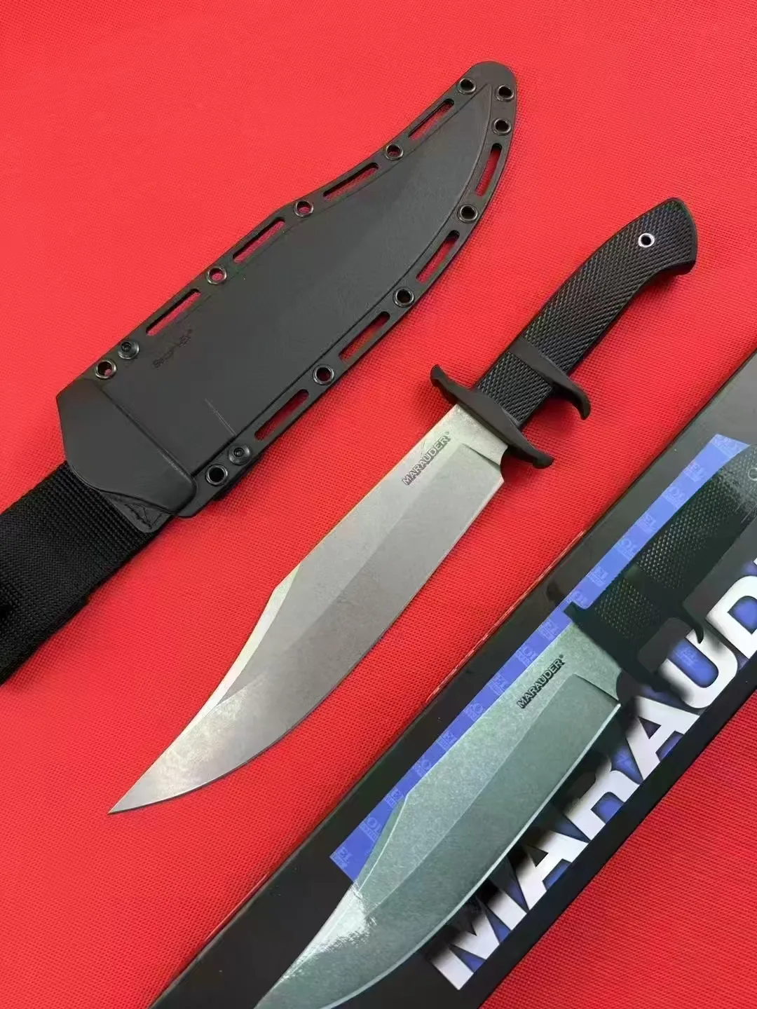 Cold Steel Marauder 9" Tactical Knife with Stone Wash Finish - HikingElements