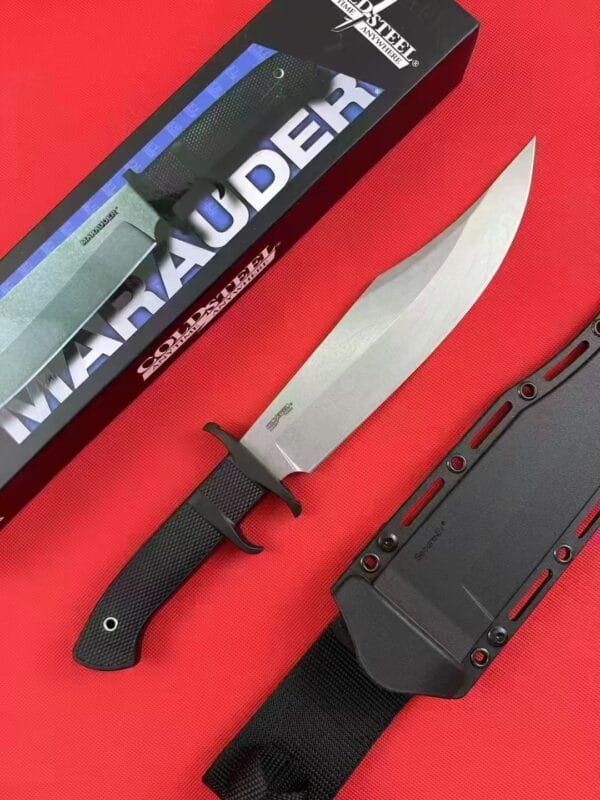 Cold Steel Marauder 9" Tactical Knife with Stone Wash Finish - HikingElements