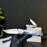 Chris Reeve Sebenza 31 Night Sky M390 Left Hand Folding Knife - HikingElements