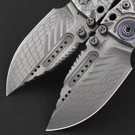 Miller T1 Heavy Tactical Folding Knife by HikingElements - Rugged Survival Tool.