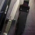 Cold Steel Leatherneck USMC Survival Knife Lynn Thompson Signed - HikingElements