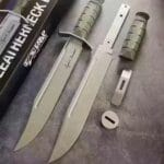 Cold Steel Leatherneck USMC Survival Knife Lynn Thompson Signed - HikingElements